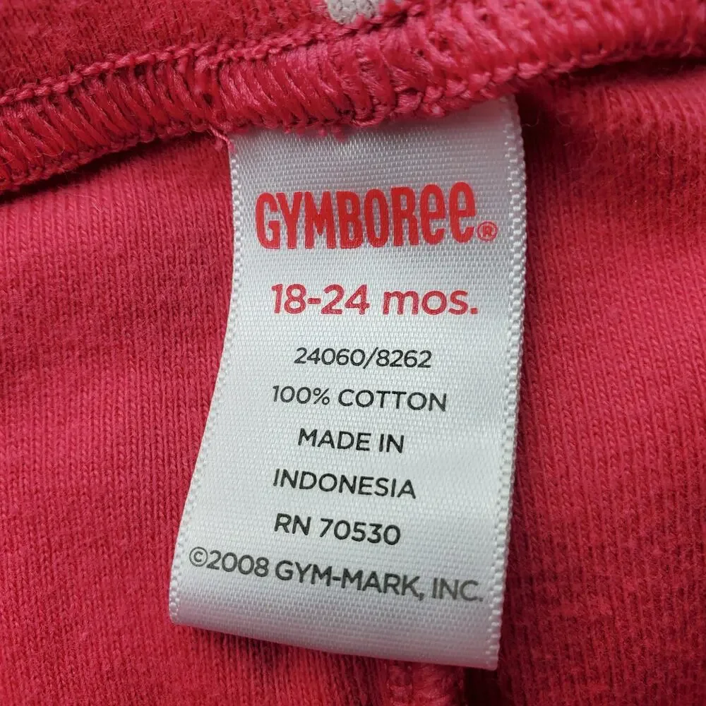Gymboree Girls Pink Gingerbread Girl Leggings Size 18-24M